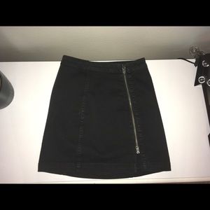 Free people tight black skirt